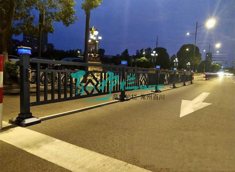 浙江嘉興夜景城市文化護欄工程